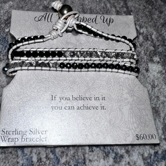 Sterling Silver Wrap Bracelet - Picture 2 of 2
